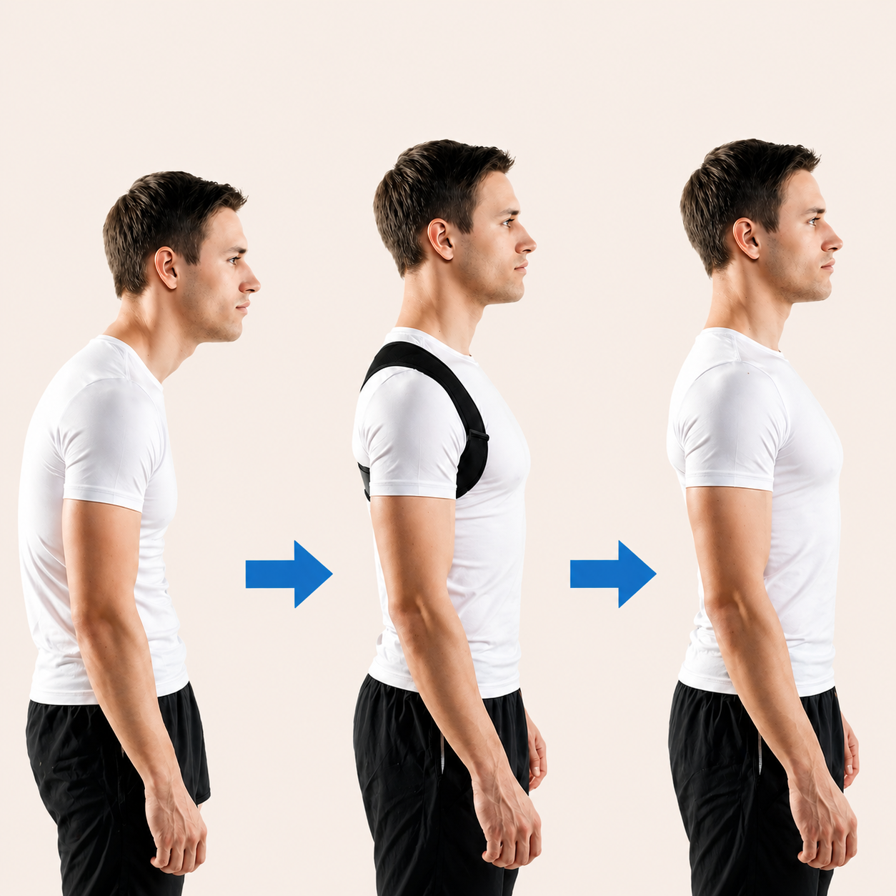 Adjustable Posture Support Brace | Everyday Back Alignment Comfort