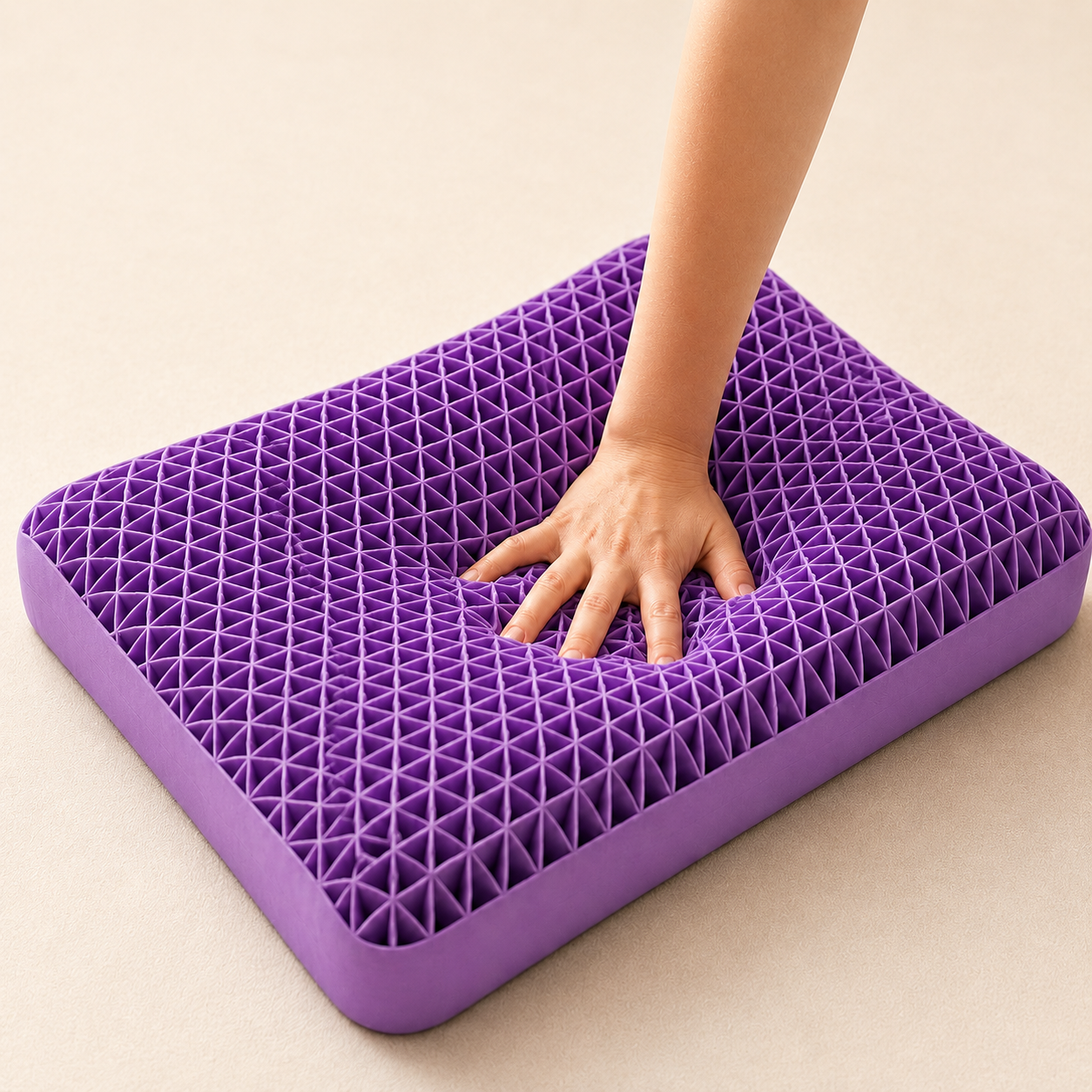 Gel Honeycomb Pillow | Contoured Cooling Comfort for Sleep