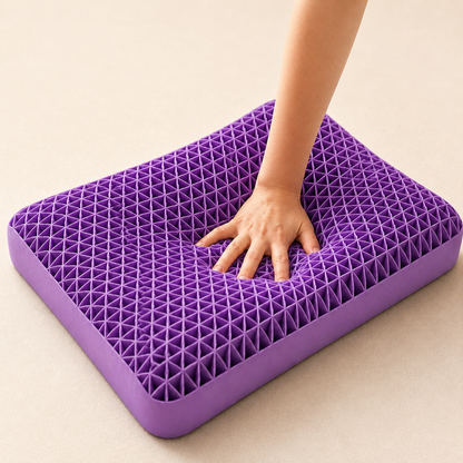 Gel Honeycomb Pillow | Contoured Cooling Comfort for Sleep