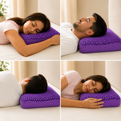 Gel Honeycomb Pillow | Contoured Cooling Comfort for Sleep