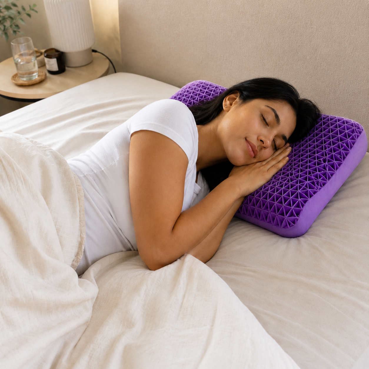 Gel Honeycomb Pillow | Contoured Cooling Comfort for Sleep