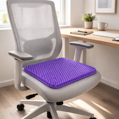 Comfort Cushion | Honeycomb Gel Seat Cushion with Pressure Relief | Ergonomic Design for All-Day Comfort 7