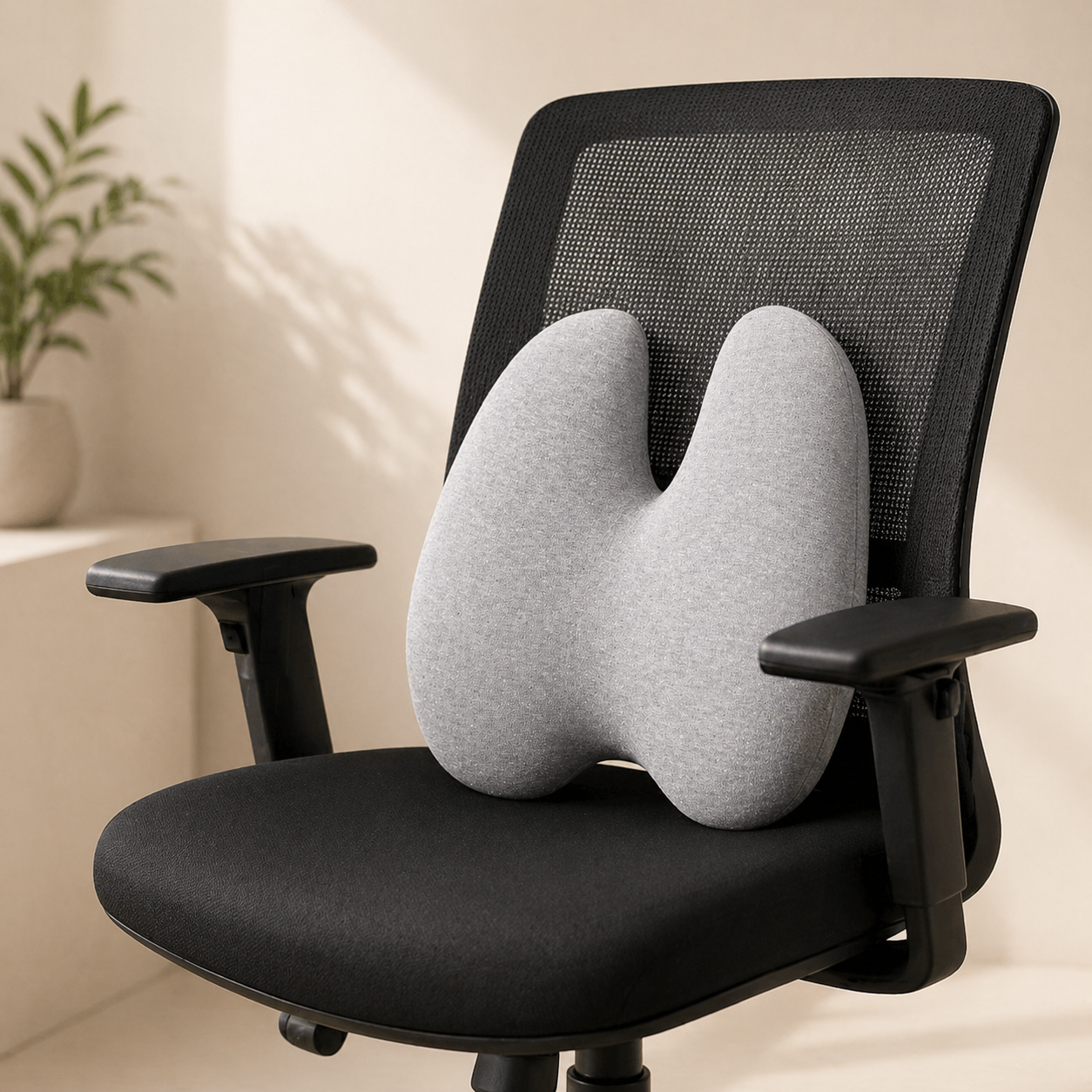 Ergonomic Lumbar Support Pillow | Everyday Seating Comfort for Office, Car & Home