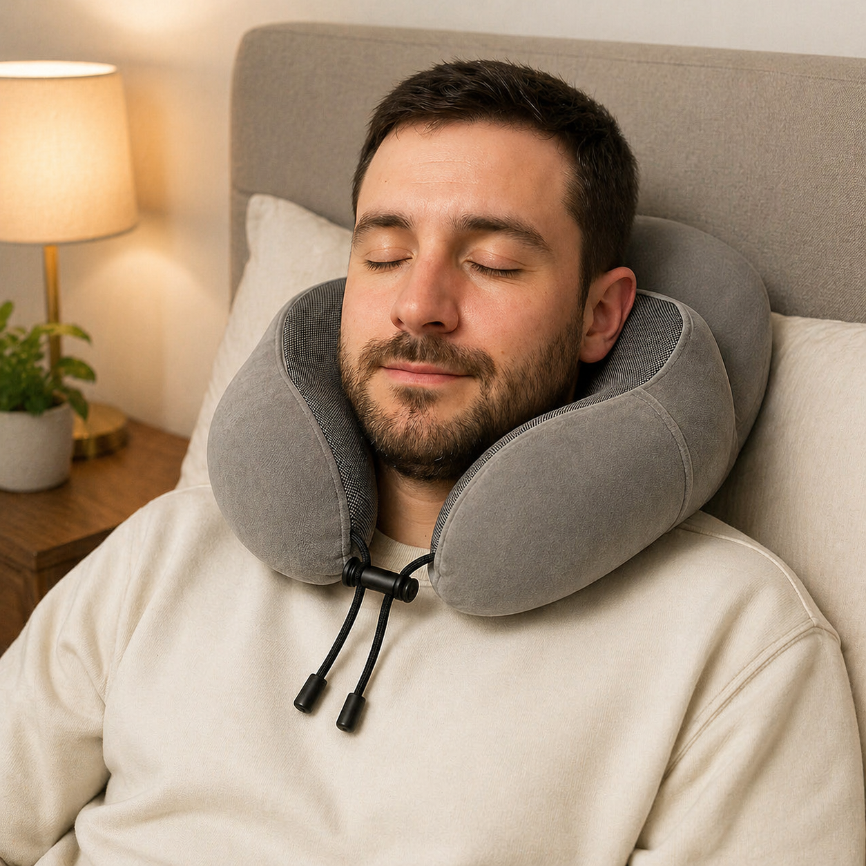 Memory Foam Travel Neck Pillow | Ergonomic Comfort for Travel & Daily Use