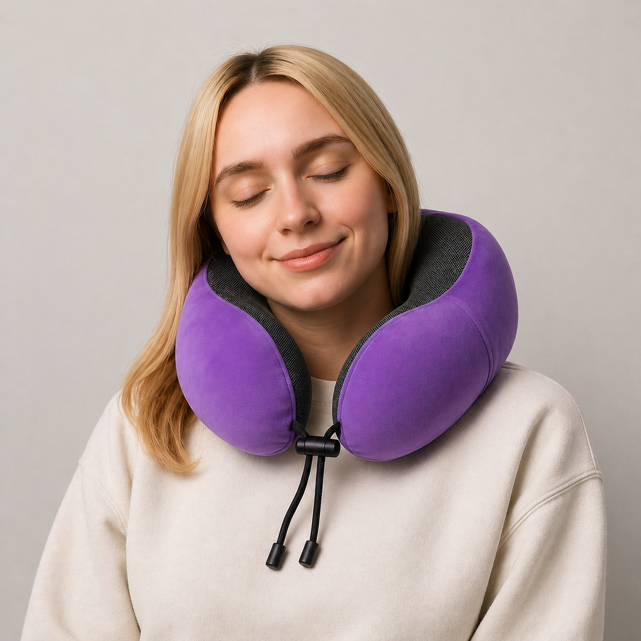 Memory Foam Travel Neck Pillow | Ergonomic Comfort for Travel & Daily Use