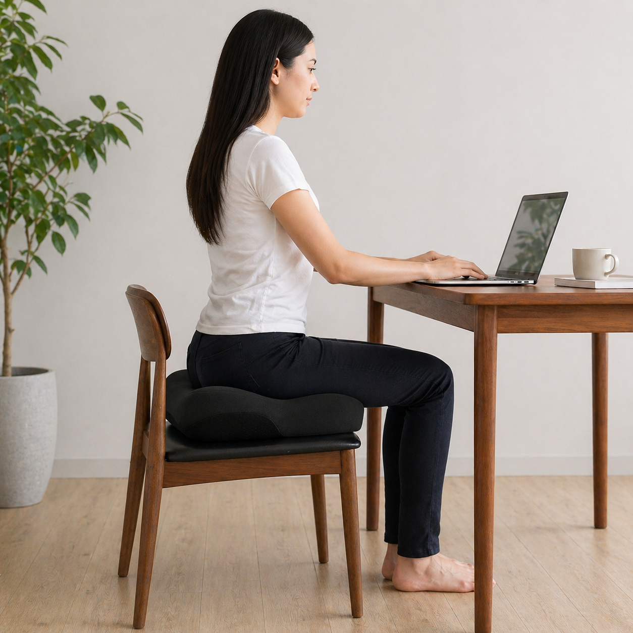 Ergonomic Seat Cushion | CloudSupport Foam for Everyday Sitting Comfort