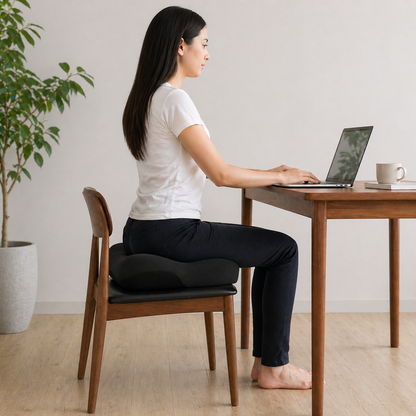 Ergonomic Seat Cushion | CloudSupport Foam for Everyday Sitting Comfort