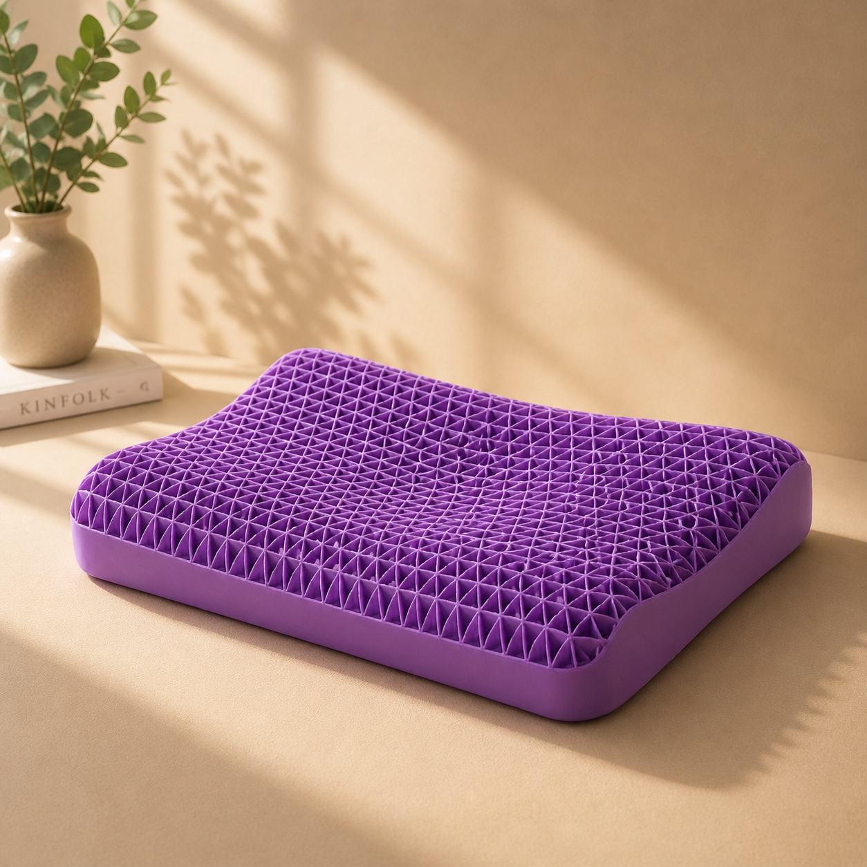 Gel Honeycomb Pillow | Contoured Cooling Comfort for Sleep