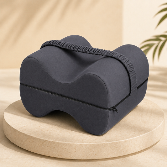 Ergonomic Knee Pillow | Memory Foam Support for Side Sleepers