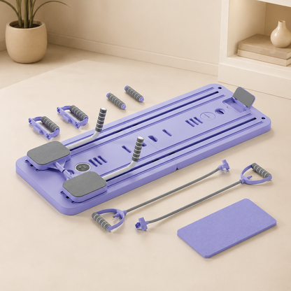 Foldable Pilates Board | Adjustable Resistance for Home Workouts